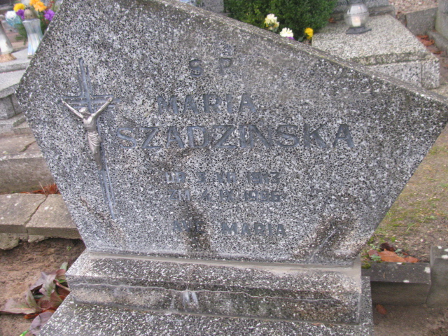 Maria Szadzińska 1913 Łobez - Grobonet - Wyszukiwarka osób pochowanych