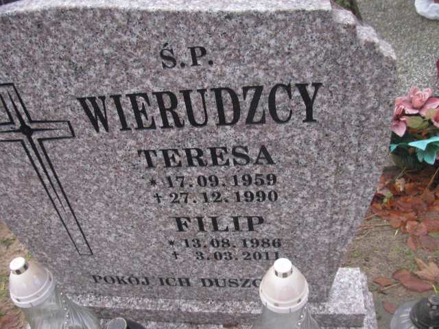 Teresa Wierudzka 1959 Łobez - Grobonet - Wyszukiwarka osób pochowanych