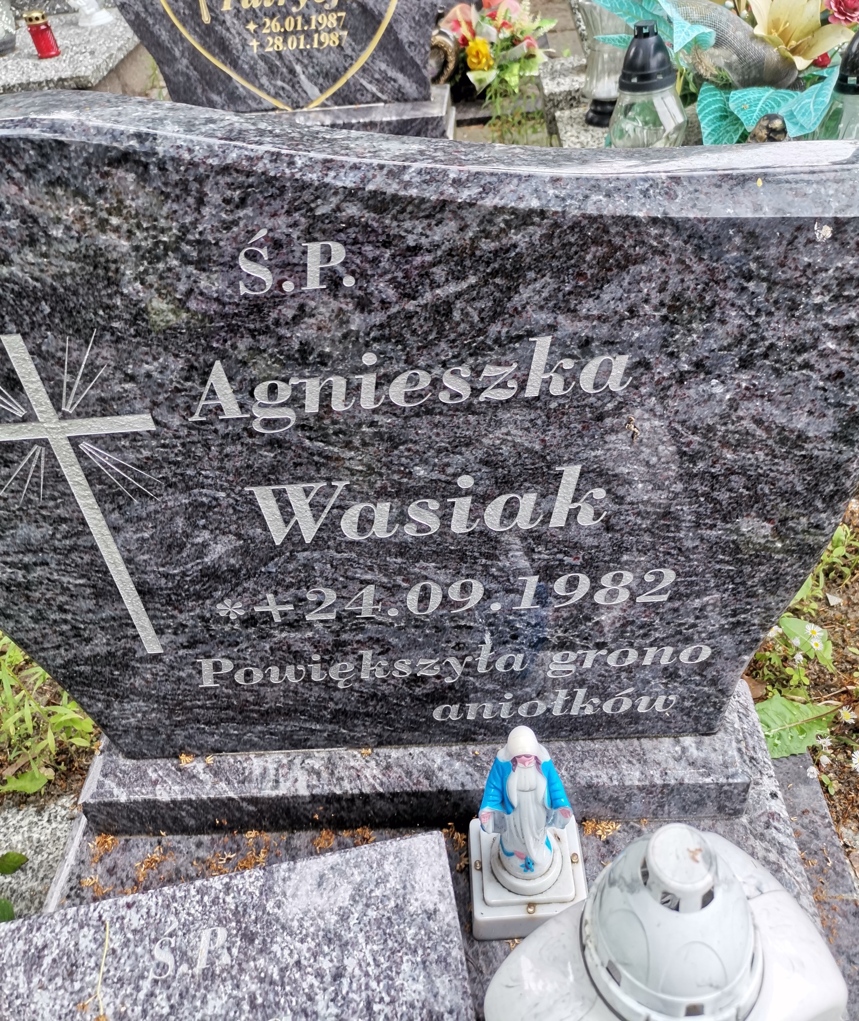 Agnieszka Wasiak 1982 Łobez - Grobonet - Wyszukiwarka osób pochowanych