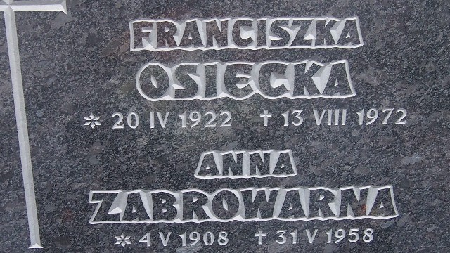 Anna Zabrowarna 1908 Łobez - Grobonet - Wyszukiwarka osób pochowanych
