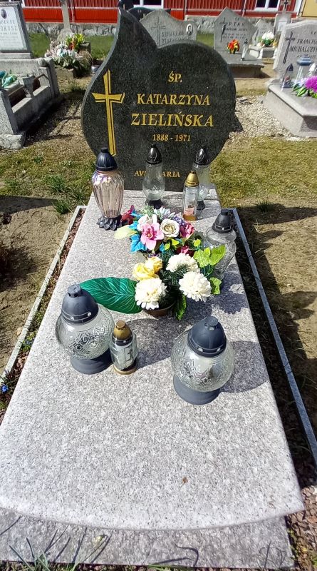 Katarzyna Zielińska 1888 Łobez - Grobonet - Wyszukiwarka osób pochowanych